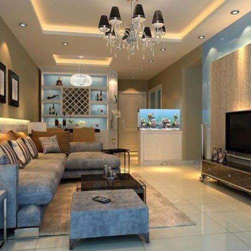 living space Interior Design private .