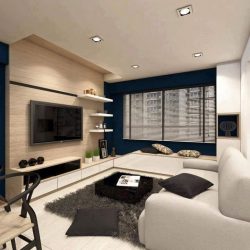 living space Interior Design private .